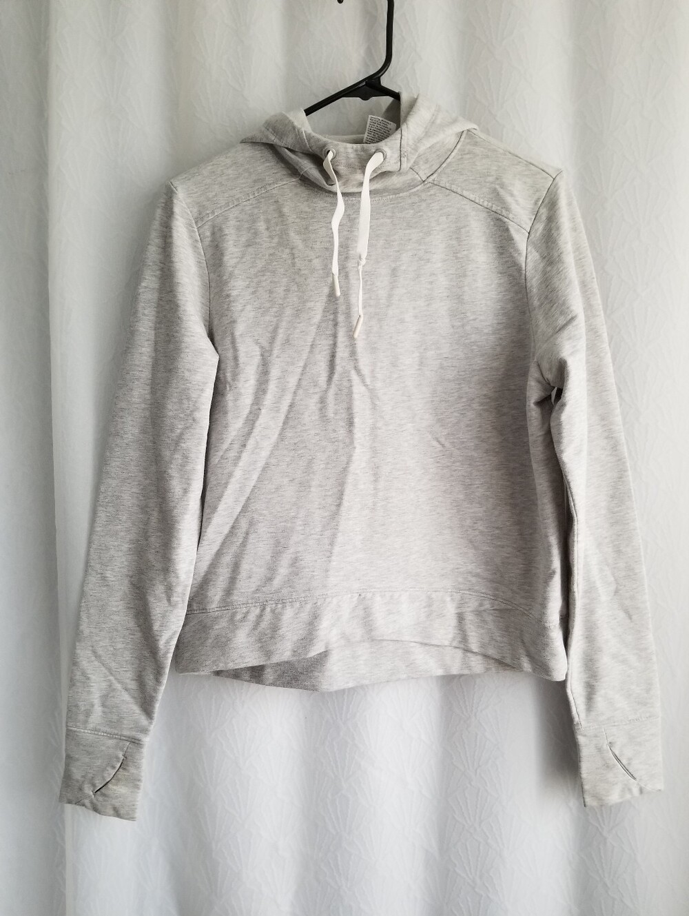 All in Motion Gray Cropped Hoodie XS Stretch